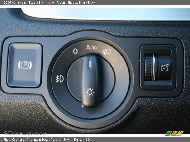 Shadow Blue / Black 2006 Volkswagen Passat 3.6 4Motion Sedan