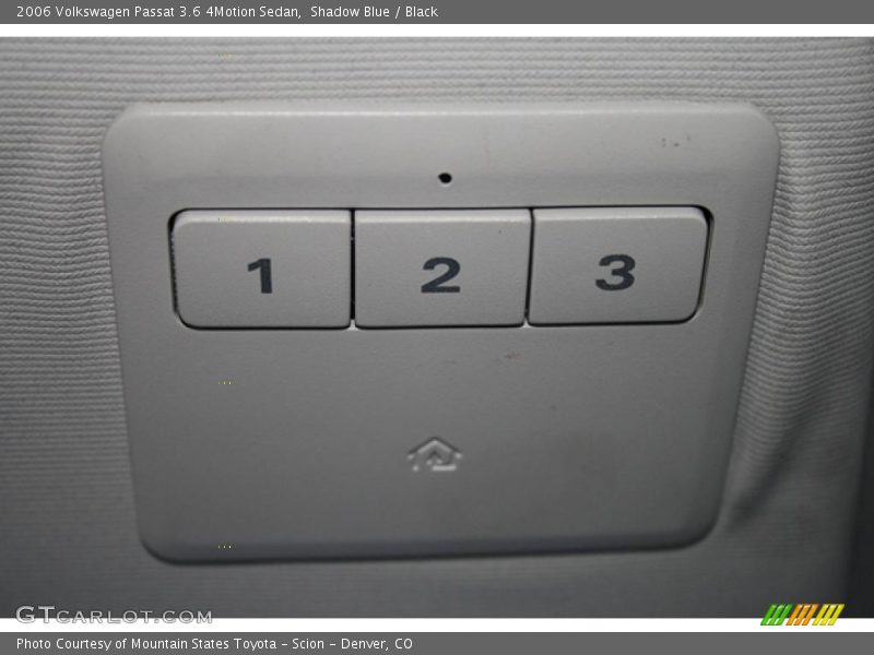 Shadow Blue / Black 2006 Volkswagen Passat 3.6 4Motion Sedan