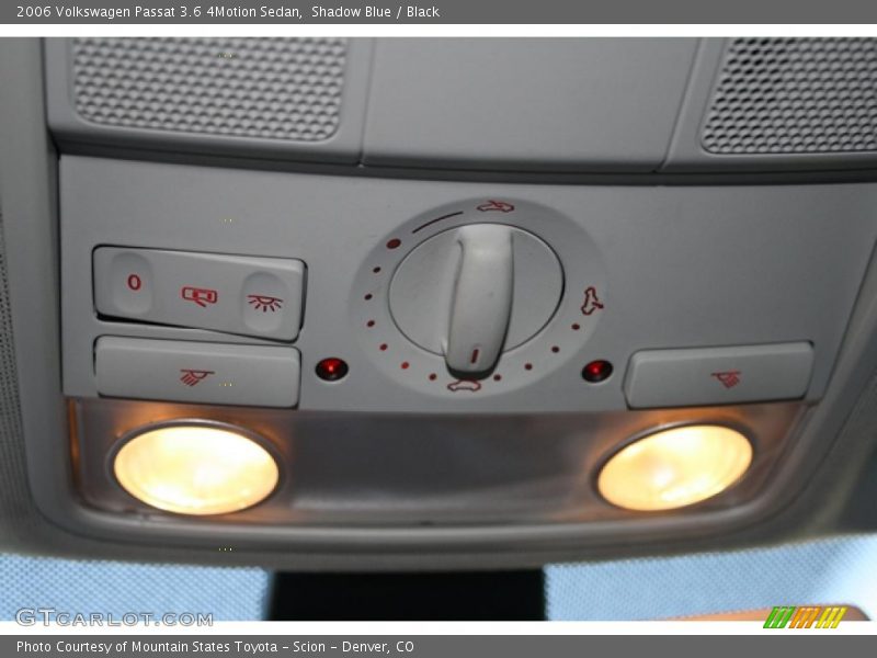 Shadow Blue / Black 2006 Volkswagen Passat 3.6 4Motion Sedan