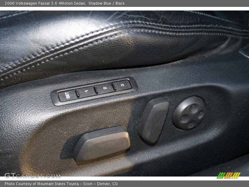 Shadow Blue / Black 2006 Volkswagen Passat 3.6 4Motion Sedan