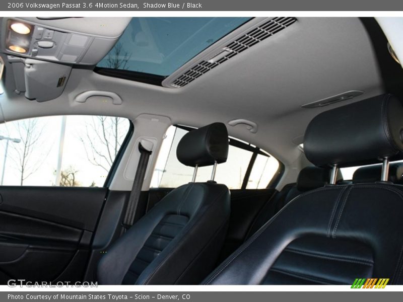Shadow Blue / Black 2006 Volkswagen Passat 3.6 4Motion Sedan