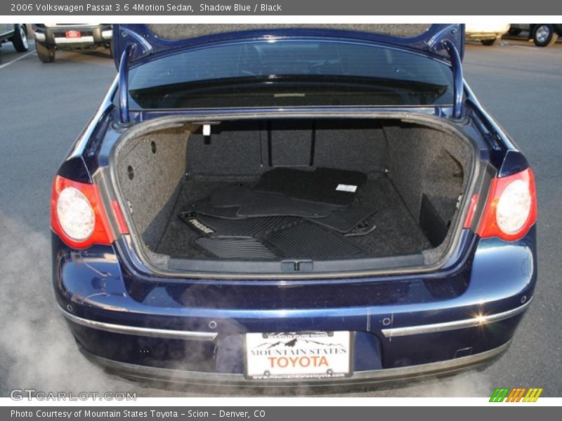 Shadow Blue / Black 2006 Volkswagen Passat 3.6 4Motion Sedan