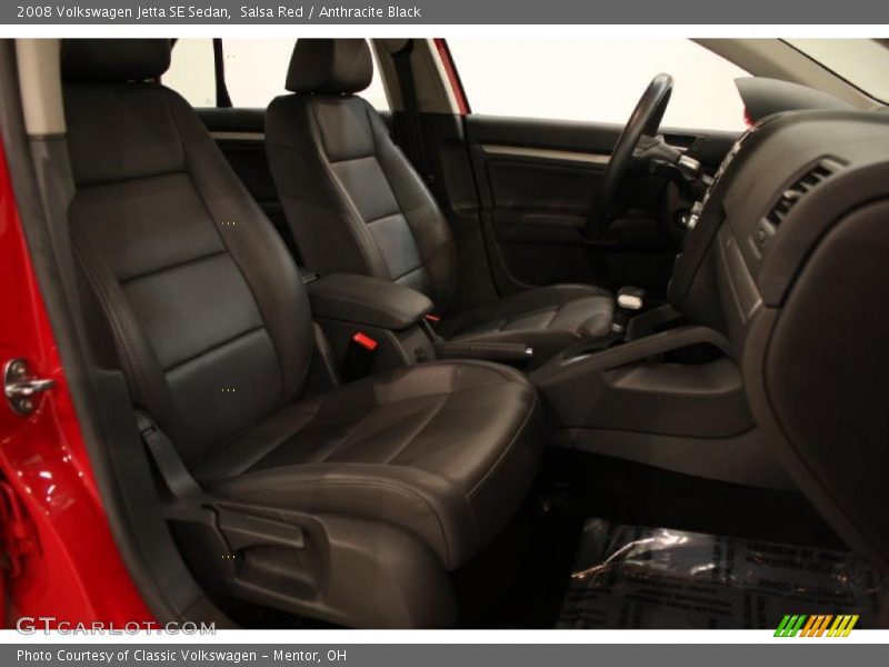 Salsa Red / Anthracite Black 2008 Volkswagen Jetta SE Sedan