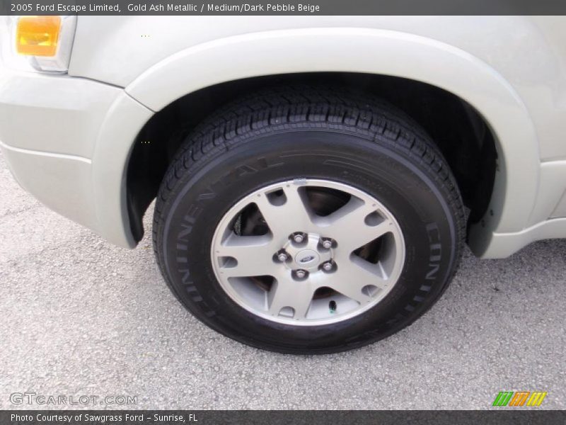 Gold Ash Metallic / Medium/Dark Pebble Beige 2005 Ford Escape Limited