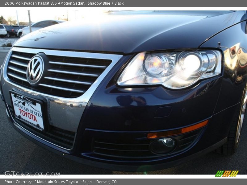 Shadow Blue / Black 2006 Volkswagen Passat 3.6 4Motion Sedan