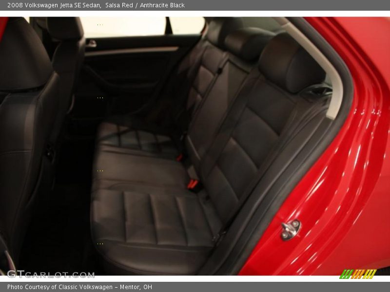 Salsa Red / Anthracite Black 2008 Volkswagen Jetta SE Sedan
