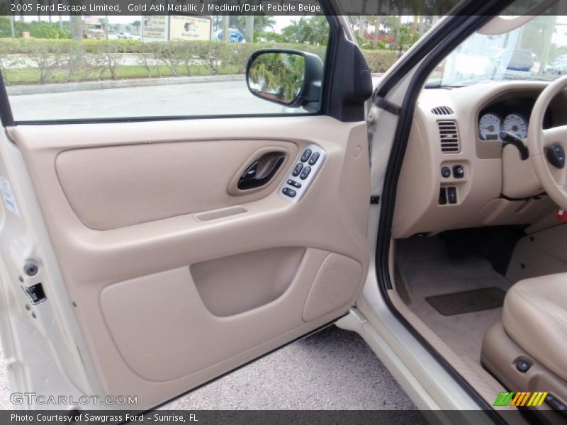 Gold Ash Metallic / Medium/Dark Pebble Beige 2005 Ford Escape Limited