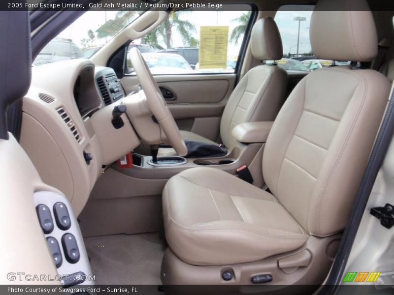 Gold Ash Metallic / Medium/Dark Pebble Beige 2005 Ford Escape Limited