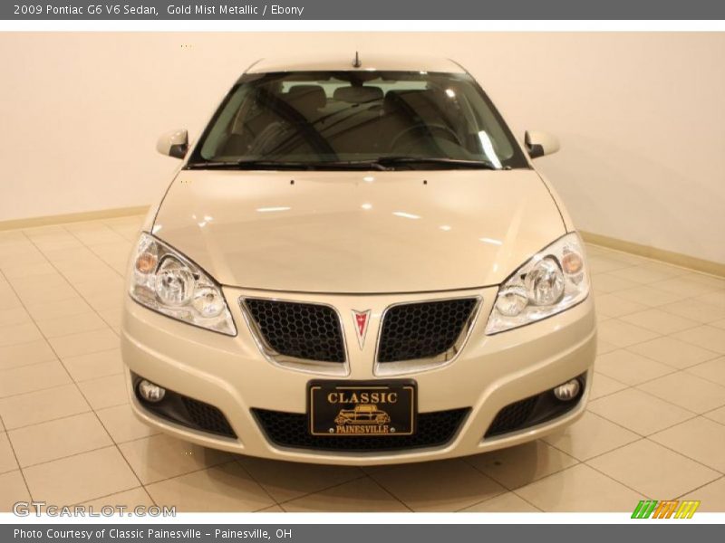 Gold Mist Metallic / Ebony 2009 Pontiac G6 V6 Sedan
