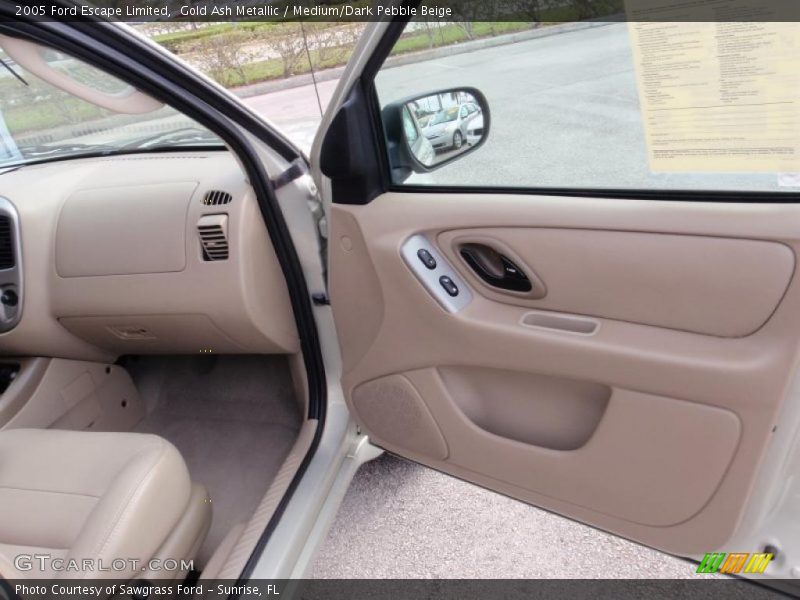 Gold Ash Metallic / Medium/Dark Pebble Beige 2005 Ford Escape Limited