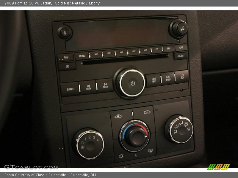 Controls of 2009 G6 V6 Sedan