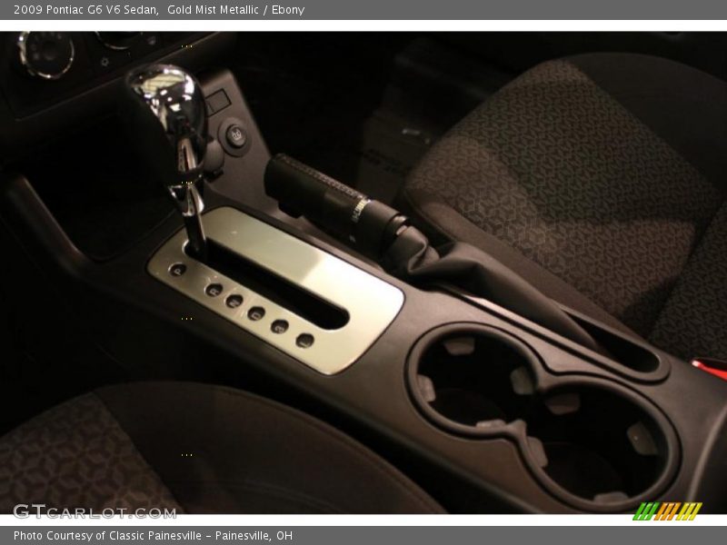 Gold Mist Metallic / Ebony 2009 Pontiac G6 V6 Sedan