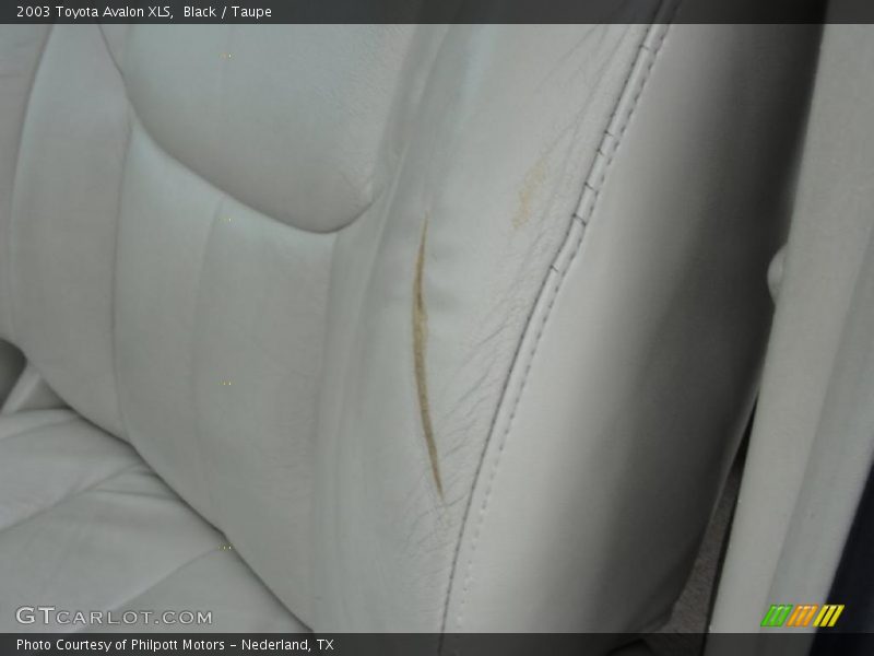 Black / Taupe 2003 Toyota Avalon XLS
