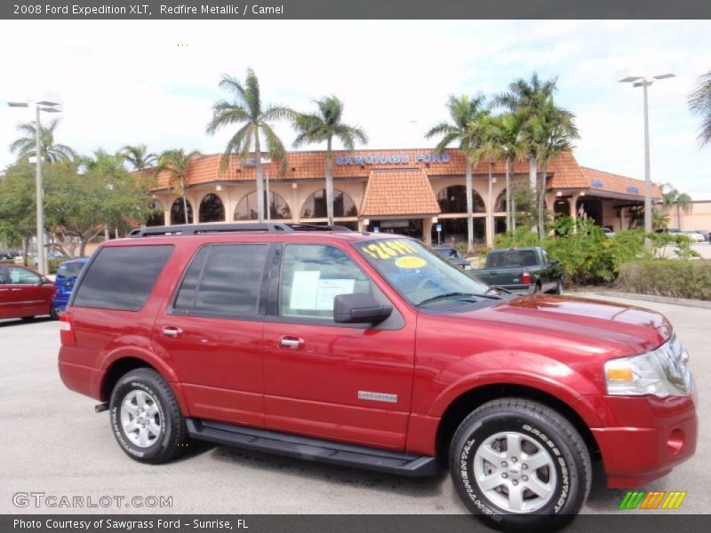 Redfire Metallic / Camel 2008 Ford Expedition XLT