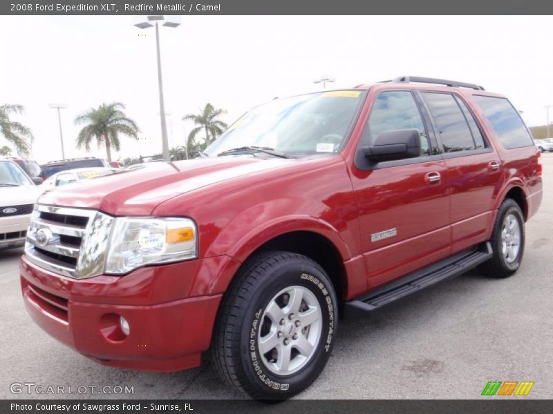 Redfire Metallic / Camel 2008 Ford Expedition XLT