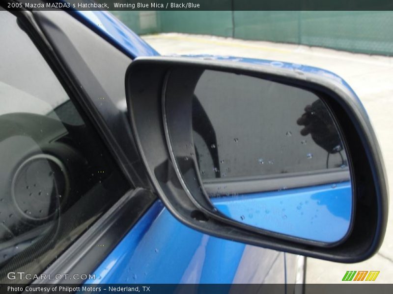 Winning Blue Mica / Black/Blue 2005 Mazda MAZDA3 s Hatchback
