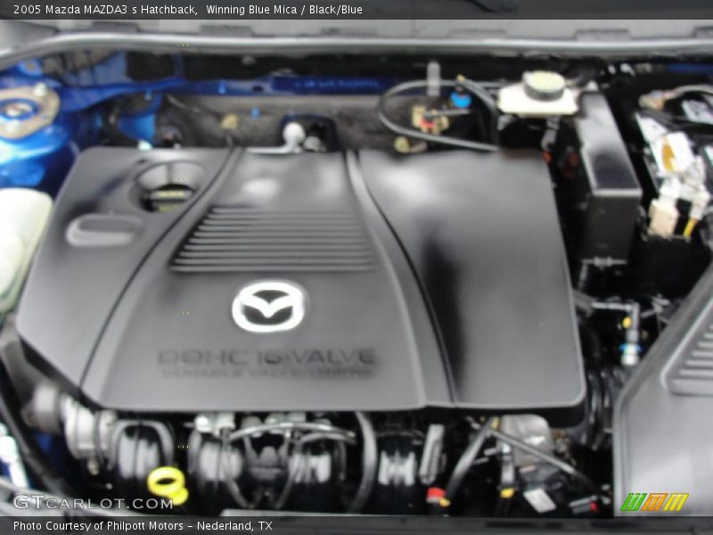 Winning Blue Mica / Black/Blue 2005 Mazda MAZDA3 s Hatchback