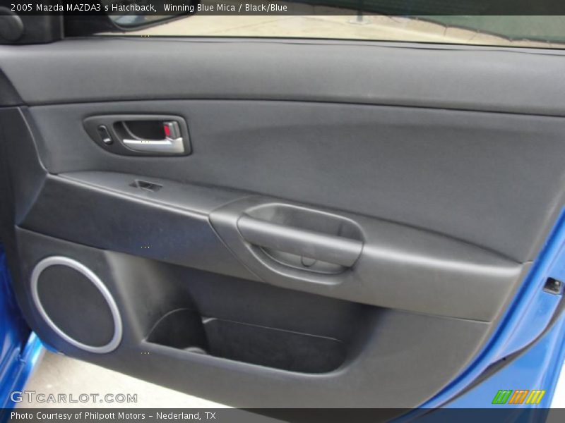 Winning Blue Mica / Black/Blue 2005 Mazda MAZDA3 s Hatchback