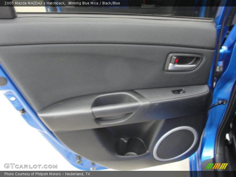 Winning Blue Mica / Black/Blue 2005 Mazda MAZDA3 s Hatchback