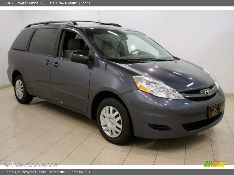 Slate Gray Metallic / Stone 2007 Toyota Sienna LE