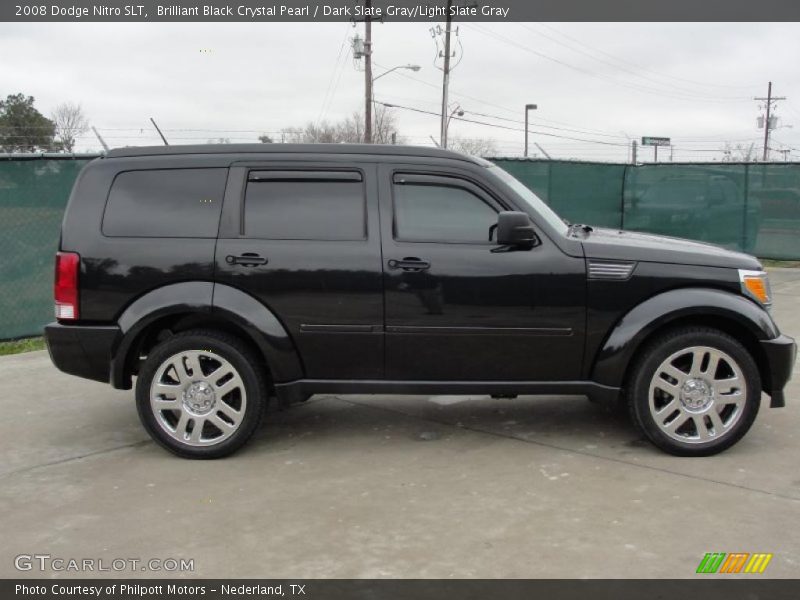 Brilliant Black Crystal Pearl / Dark Slate Gray/Light Slate Gray 2008 Dodge Nitro SLT