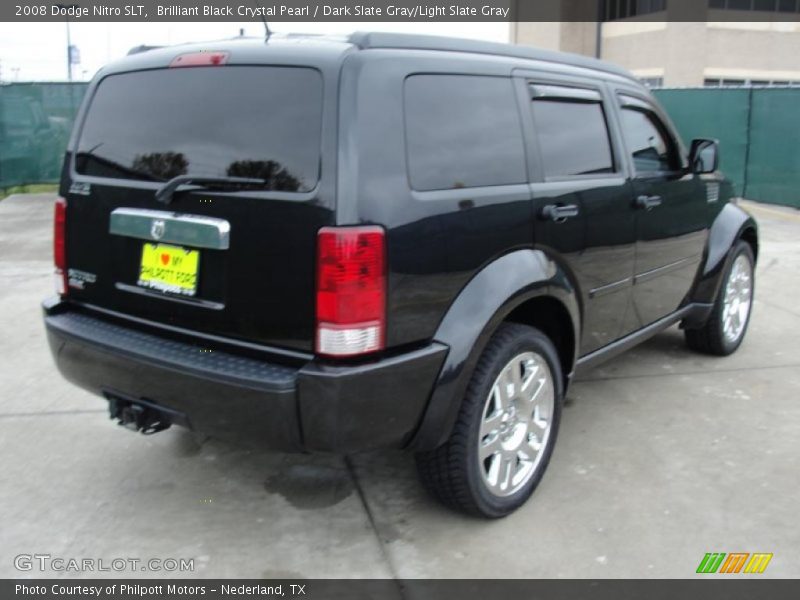Brilliant Black Crystal Pearl / Dark Slate Gray/Light Slate Gray 2008 Dodge Nitro SLT