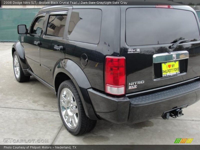 Brilliant Black Crystal Pearl / Dark Slate Gray/Light Slate Gray 2008 Dodge Nitro SLT