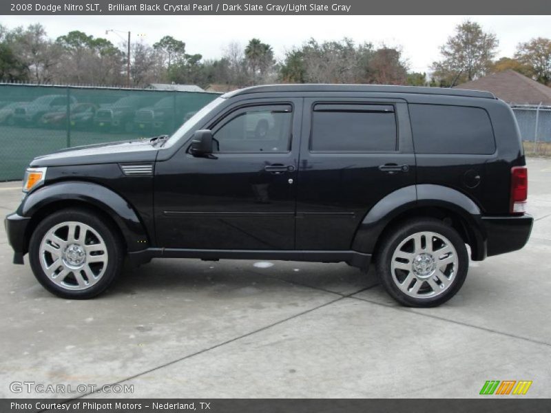 Brilliant Black Crystal Pearl / Dark Slate Gray/Light Slate Gray 2008 Dodge Nitro SLT