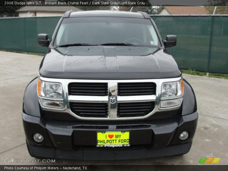 Brilliant Black Crystal Pearl / Dark Slate Gray/Light Slate Gray 2008 Dodge Nitro SLT
