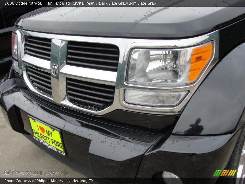 Brilliant Black Crystal Pearl / Dark Slate Gray/Light Slate Gray 2008 Dodge Nitro SLT