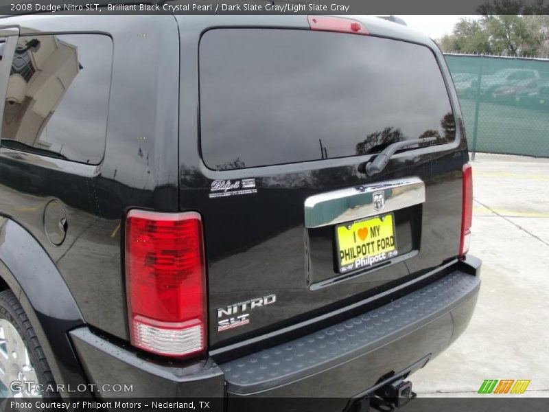 Brilliant Black Crystal Pearl / Dark Slate Gray/Light Slate Gray 2008 Dodge Nitro SLT