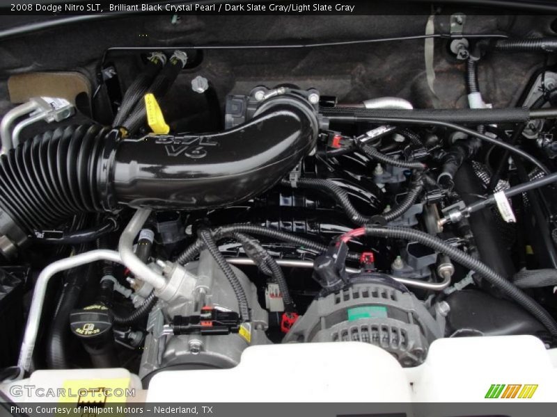 Brilliant Black Crystal Pearl / Dark Slate Gray/Light Slate Gray 2008 Dodge Nitro SLT