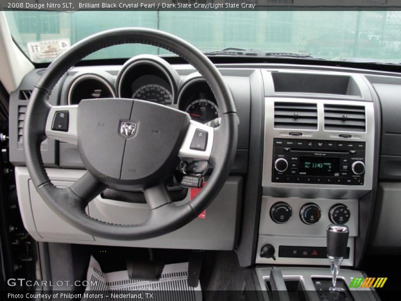 Brilliant Black Crystal Pearl / Dark Slate Gray/Light Slate Gray 2008 Dodge Nitro SLT