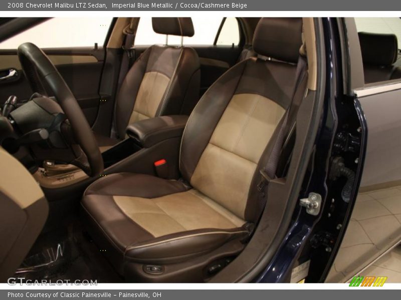  2008 Malibu LTZ Sedan Cocoa/Cashmere Beige Interior