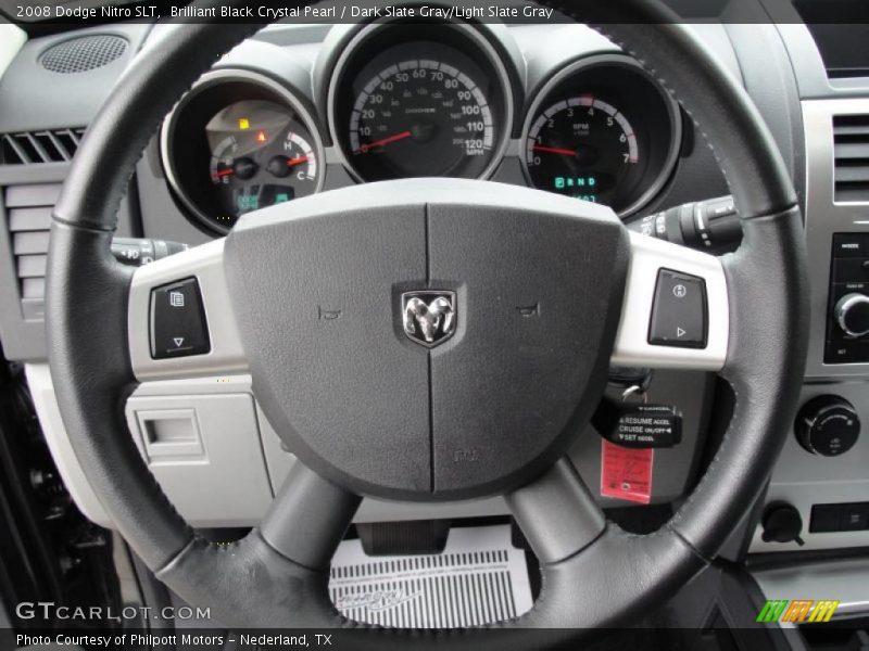 Brilliant Black Crystal Pearl / Dark Slate Gray/Light Slate Gray 2008 Dodge Nitro SLT