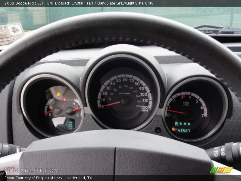 Brilliant Black Crystal Pearl / Dark Slate Gray/Light Slate Gray 2008 Dodge Nitro SLT