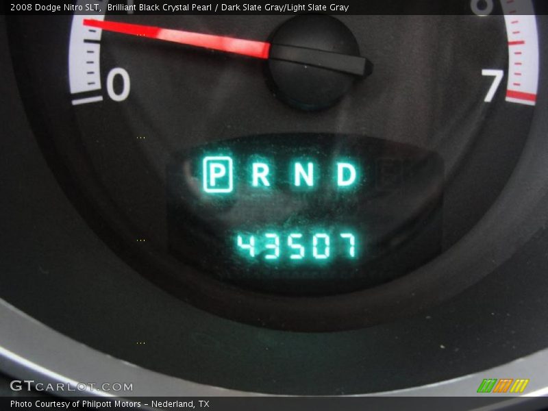 Brilliant Black Crystal Pearl / Dark Slate Gray/Light Slate Gray 2008 Dodge Nitro SLT