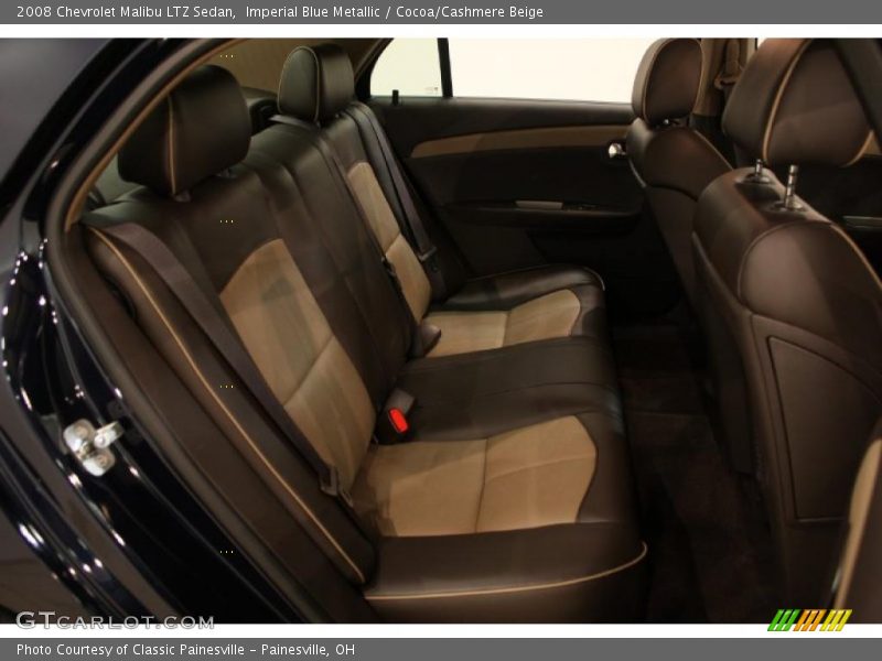 Imperial Blue Metallic / Cocoa/Cashmere Beige 2008 Chevrolet Malibu LTZ Sedan