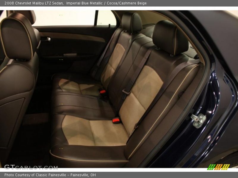 Imperial Blue Metallic / Cocoa/Cashmere Beige 2008 Chevrolet Malibu LTZ Sedan
