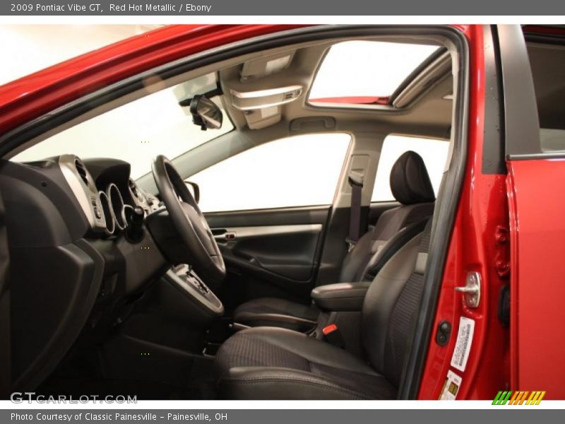 Red Hot Metallic / Ebony 2009 Pontiac Vibe GT