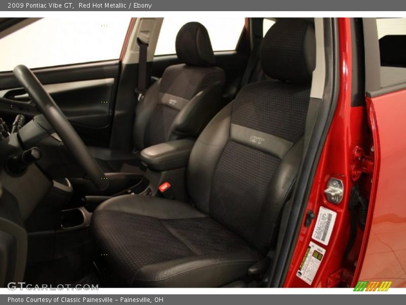  2009 Vibe GT Ebony Interior