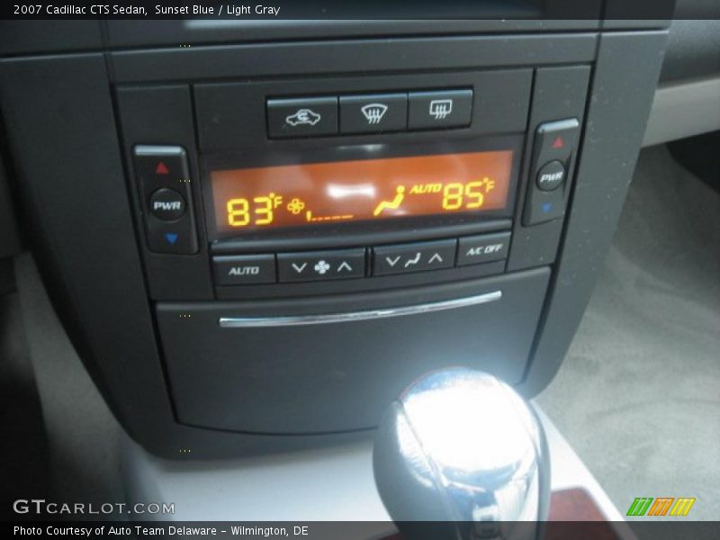 Sunset Blue / Light Gray 2007 Cadillac CTS Sedan