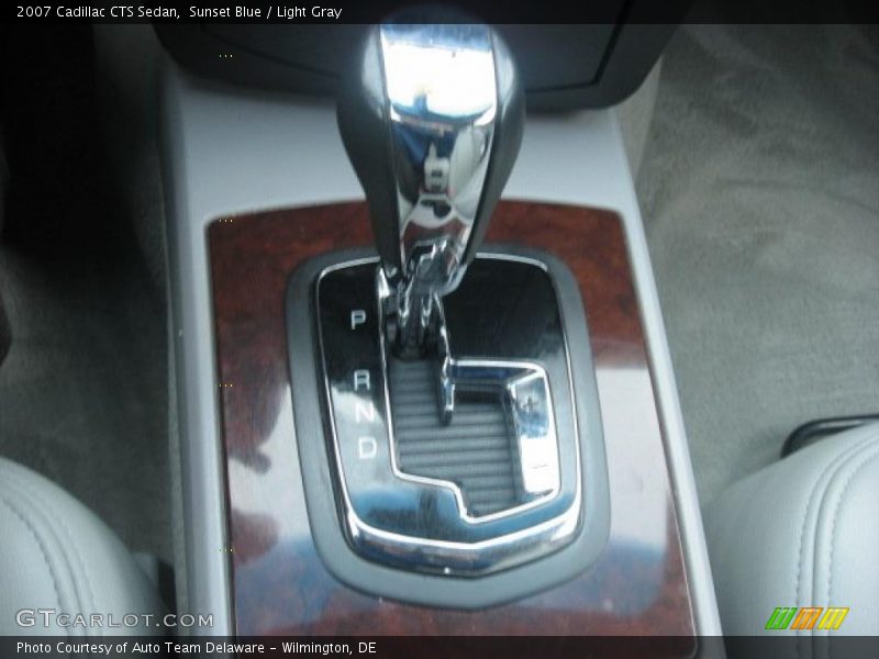 Sunset Blue / Light Gray 2007 Cadillac CTS Sedan