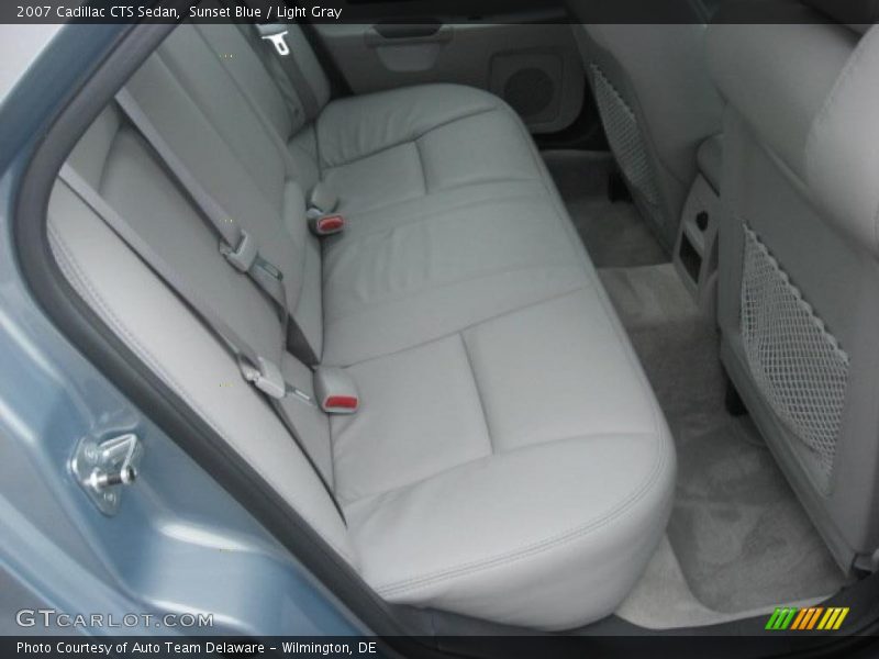 Sunset Blue / Light Gray 2007 Cadillac CTS Sedan