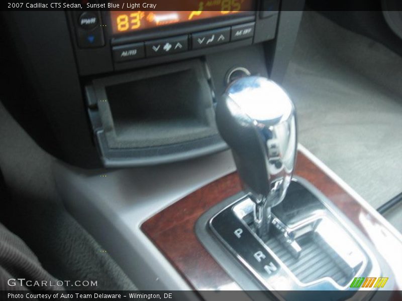 Sunset Blue / Light Gray 2007 Cadillac CTS Sedan