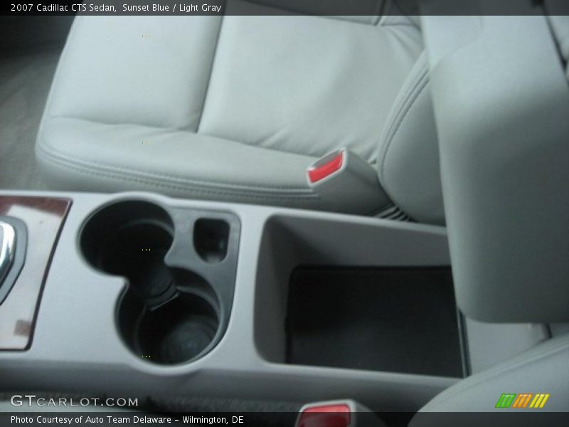 Sunset Blue / Light Gray 2007 Cadillac CTS Sedan