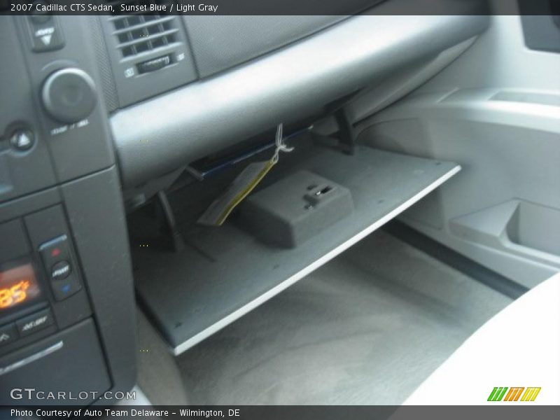 Sunset Blue / Light Gray 2007 Cadillac CTS Sedan