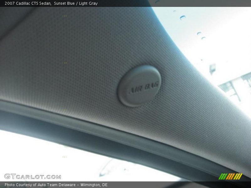 Sunset Blue / Light Gray 2007 Cadillac CTS Sedan