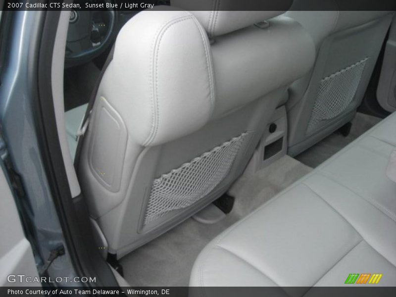 Sunset Blue / Light Gray 2007 Cadillac CTS Sedan
