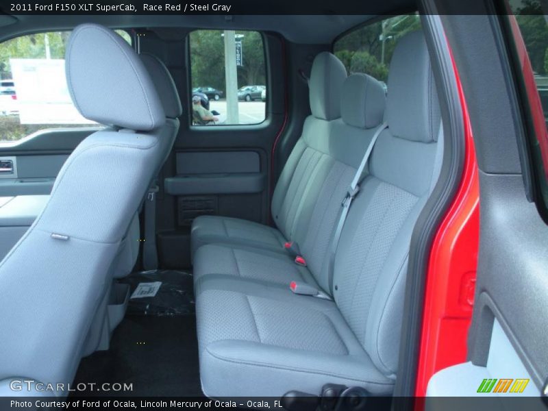  2011 F150 XLT SuperCab Steel Gray Interior
